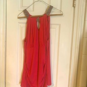 Blouse  from White House black market with beaded collar